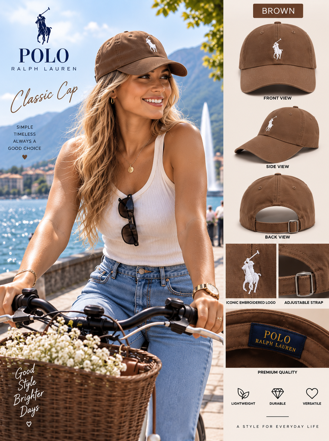 🧢 Classic Embroidered Polo Cap