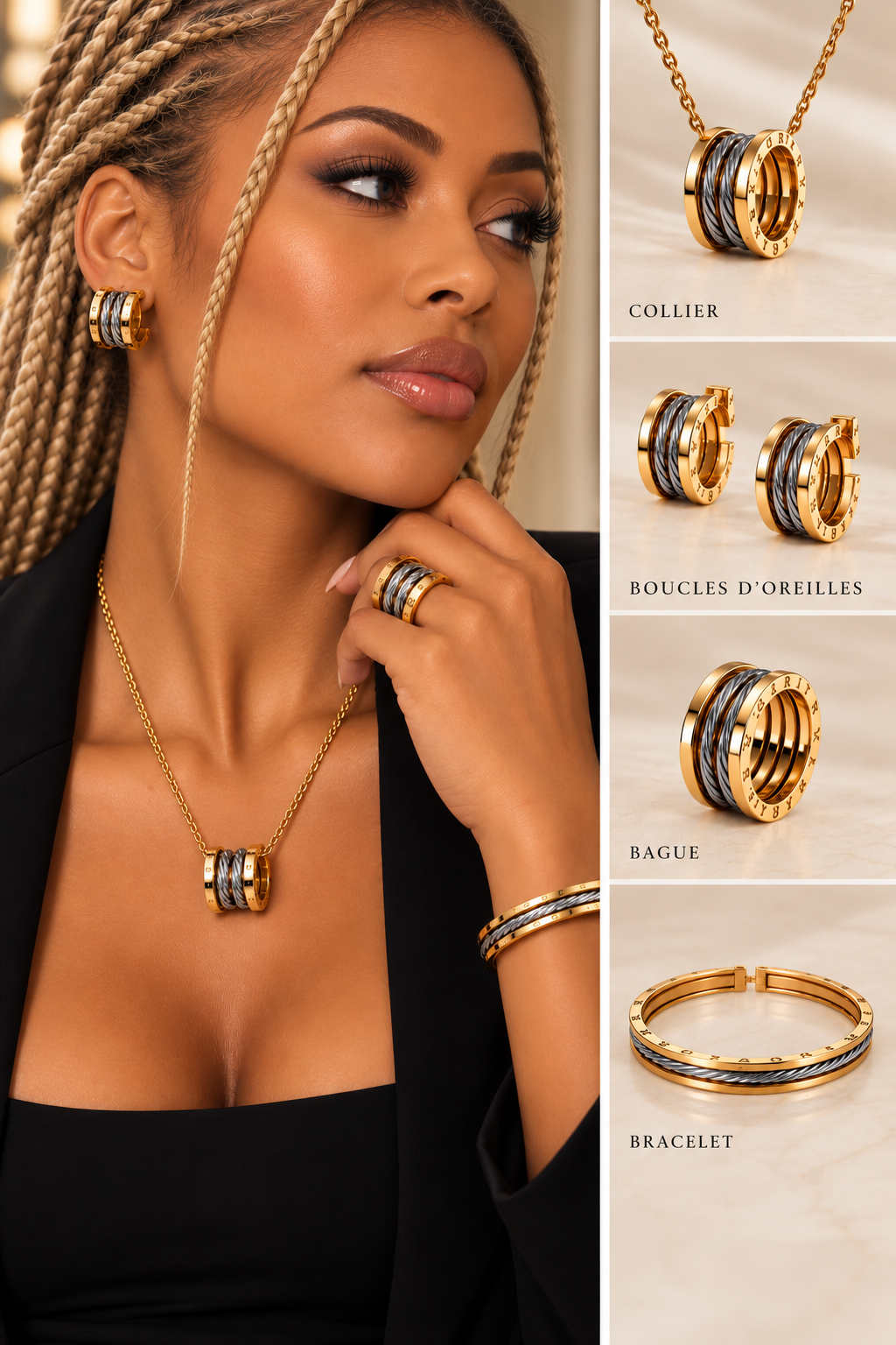 ✨Royal Éclat – 4-Piece Jewelry Set ✨