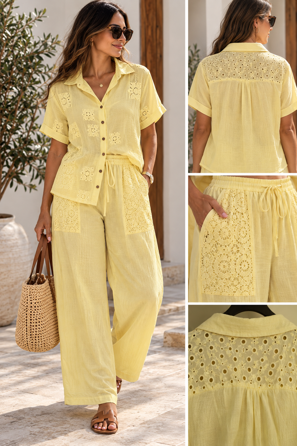 🌼 Sunny Bloom Cotton Set