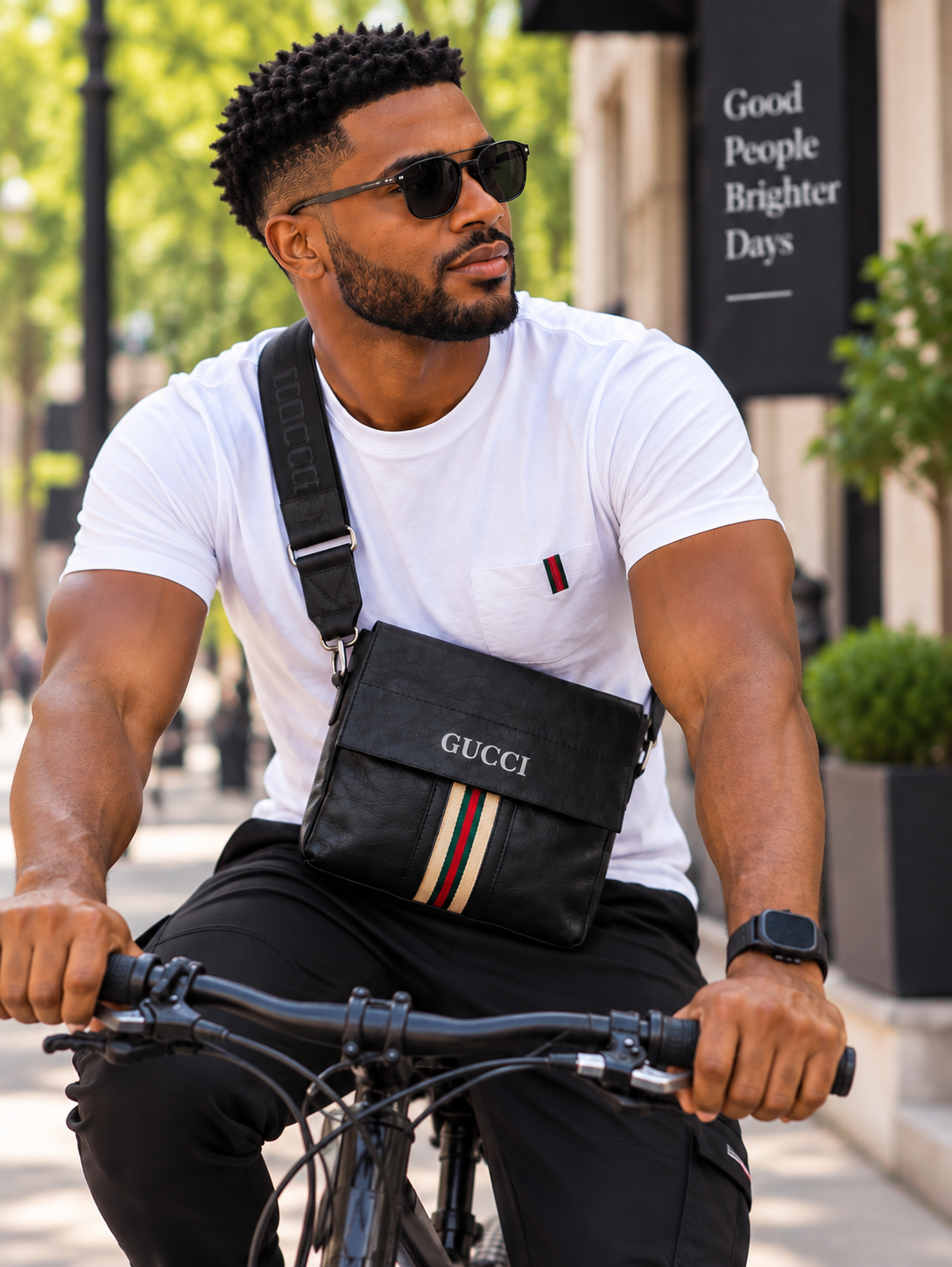 🖤 Leather Men’s Crossbody Bag