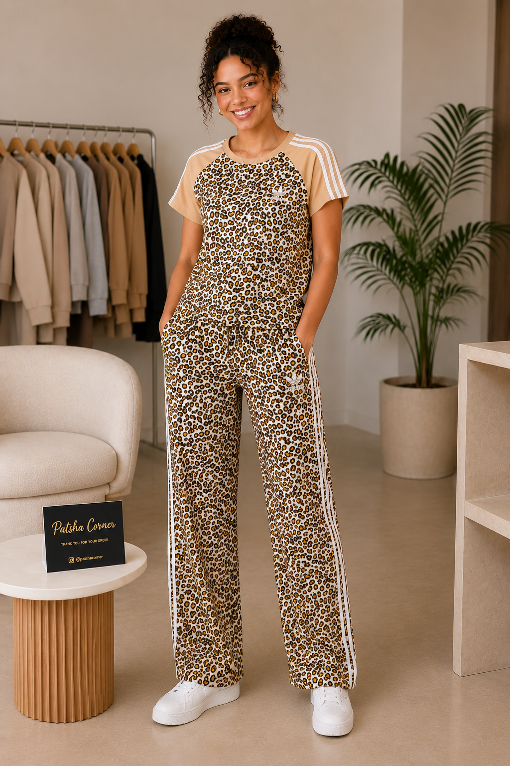 🌸 Leopard Print Two-Piece Sets 💕🤎