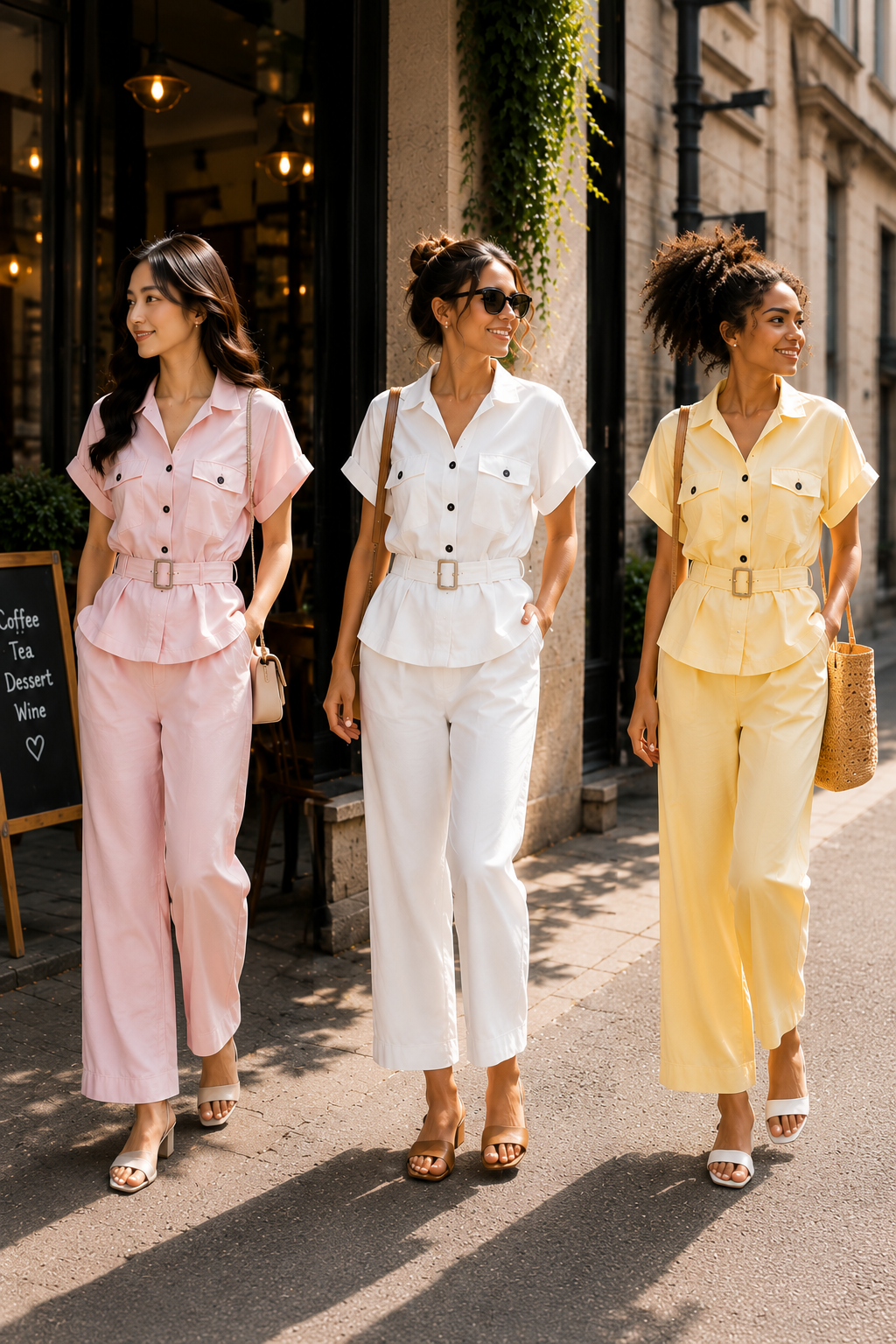 🌸 Belted Utility Jumpsuit 🌸