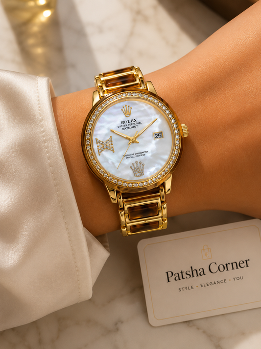 ⌚ Golden Pearl Luxe Watch ✨