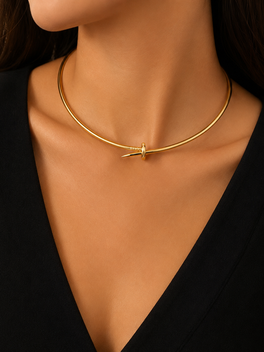 ✨ Golden Knot Choker 💛