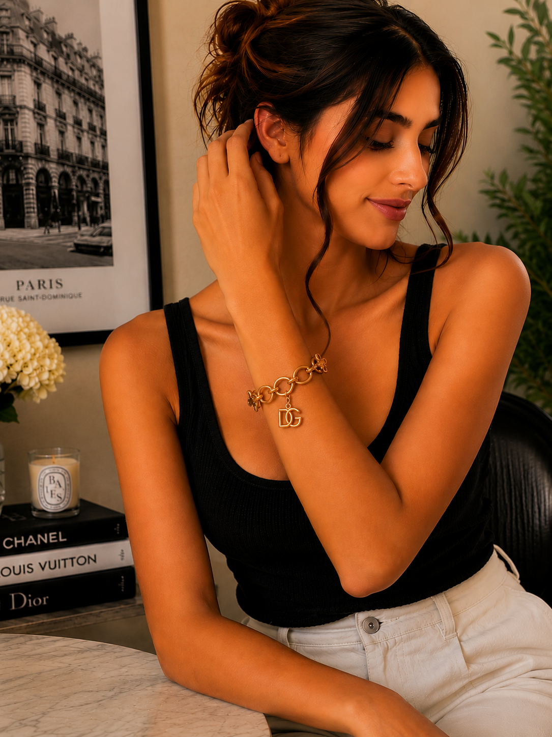 ✨ Golden DG Link Bracelet 💛