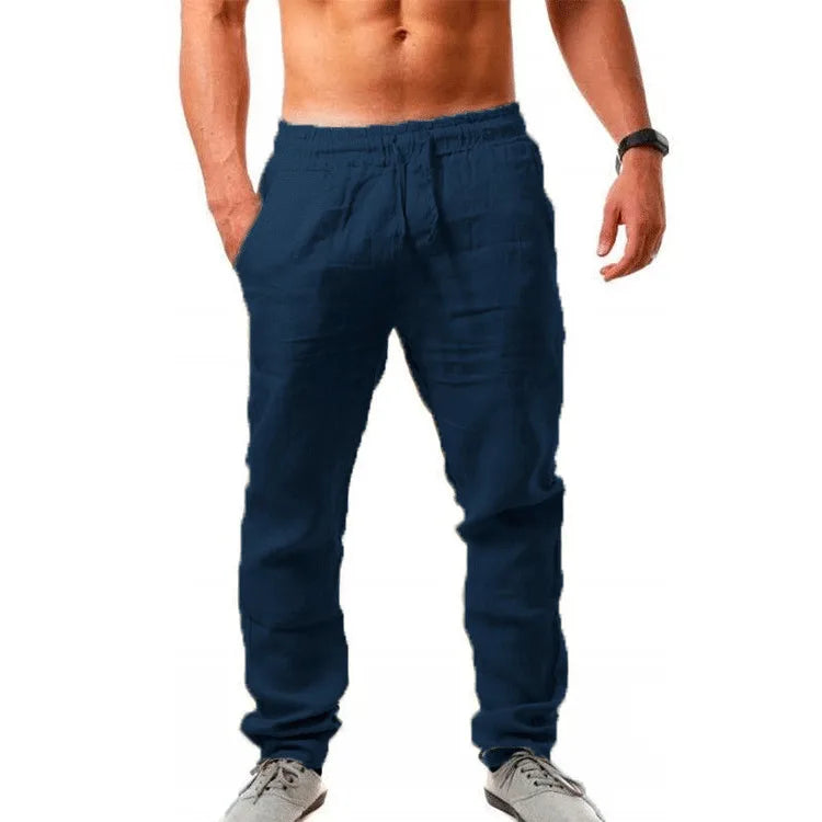 Men's Cotton Linen Pants Streetwear