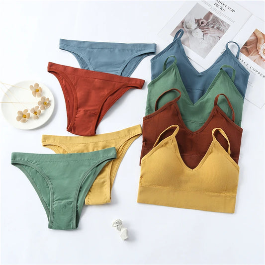 2PCS Bra Set Women Underwear