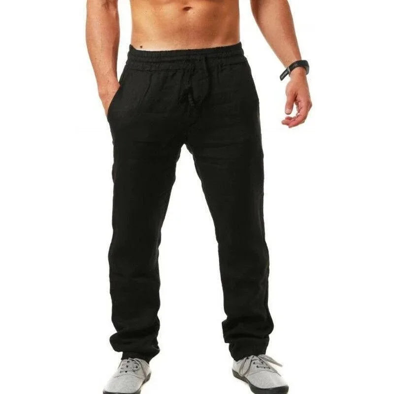 Men's Cotton Linen Pants Streetwear