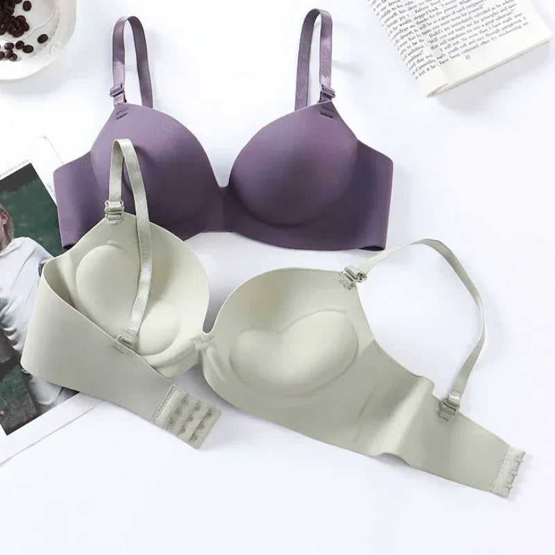 Women Seamless Bra Sexy Push Up Bralette No Wire  Fashion 3/4 Cup Wireless