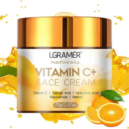 Vitamin C Face Cream Retinol Smooth Wrinkle Moisturizing Firming Hyaluronic Lightening Repairing Smooth Skincare