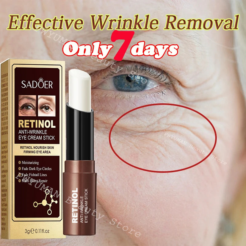 Instant Eye Bag Removal Cream Collagen Anti-Wrinkle Fade Fine Lines Firming Skin Anti Dark Circle Puffiness Brighten Eye Care