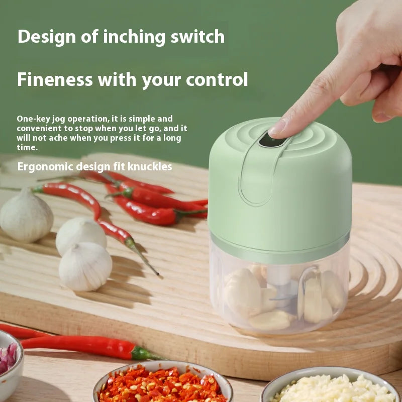 USB Portable Meat Grinder Vegetable Chopper for Kitchen Gadgets Electric Kitchen Food Chopper Mini Garlic