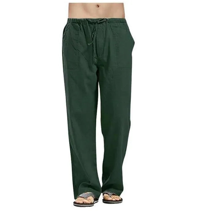 Men's Cotton Linen Pants Streetwear