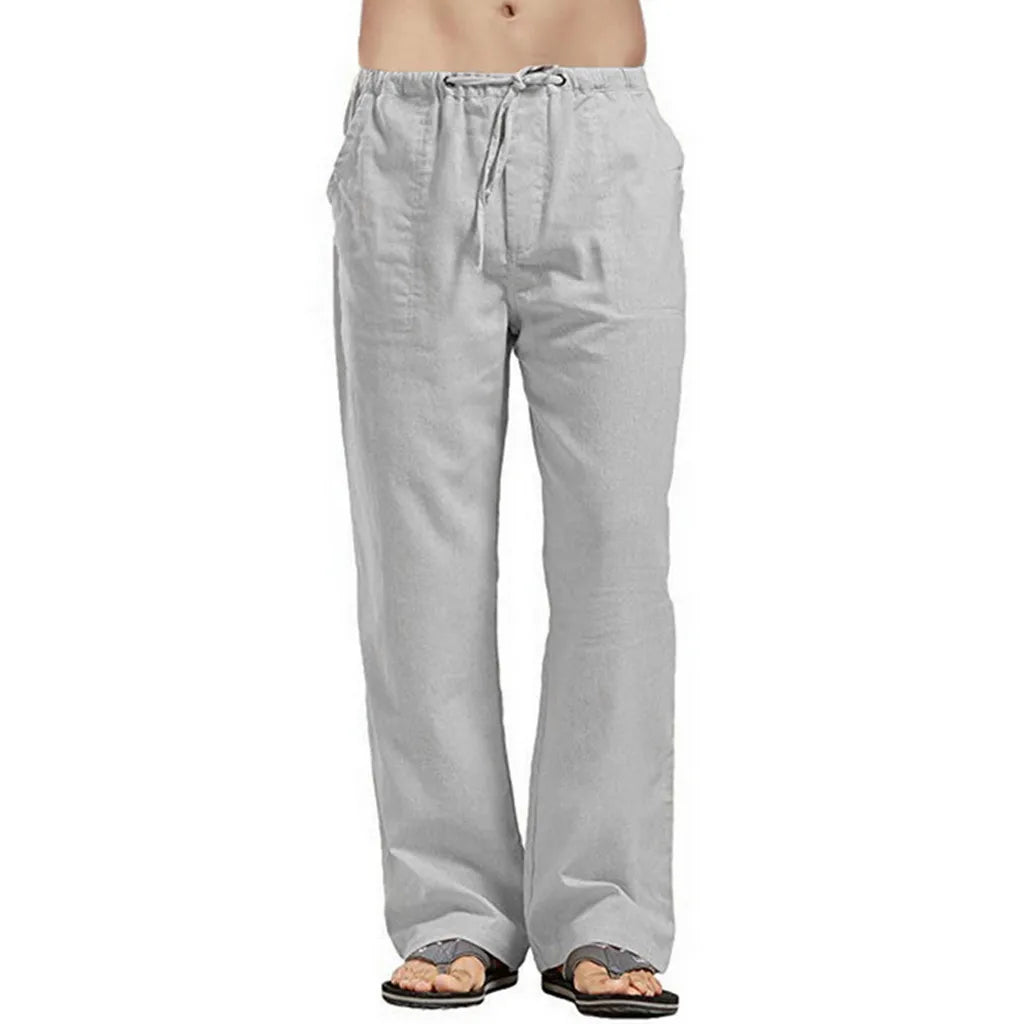 Men's Cotton Linen Pants Streetwear