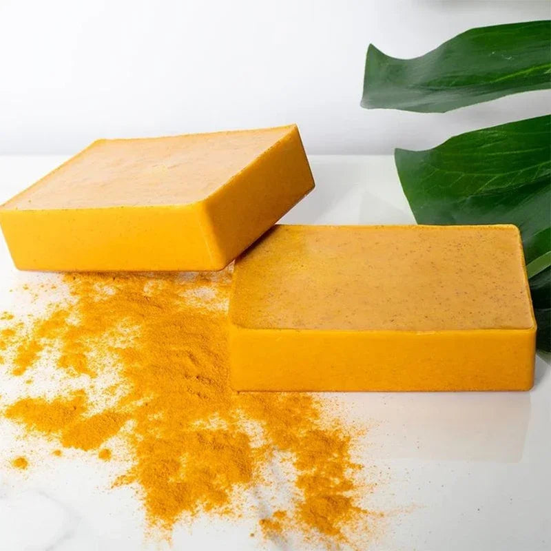 Turmeric  Soap Lemon Kojic Soap Bath Soap Face Soap Clean Skin Oil Control Natural Ingredients For Acne Skin Care