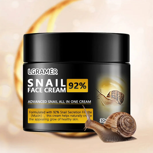 Snail Slime Leaves Skin Firm, Gently Moisturized, Radiant and Soft