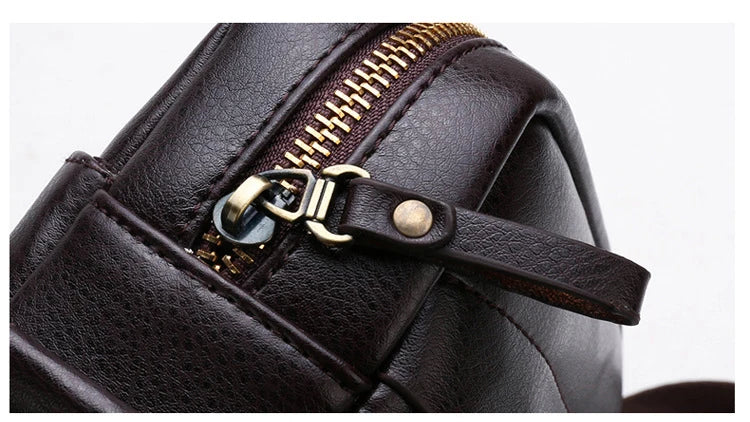 Luxury  Business High Quality Casual Men Bag Vertical Business Leather Shoulder  fashion Man Crossbody Messenger