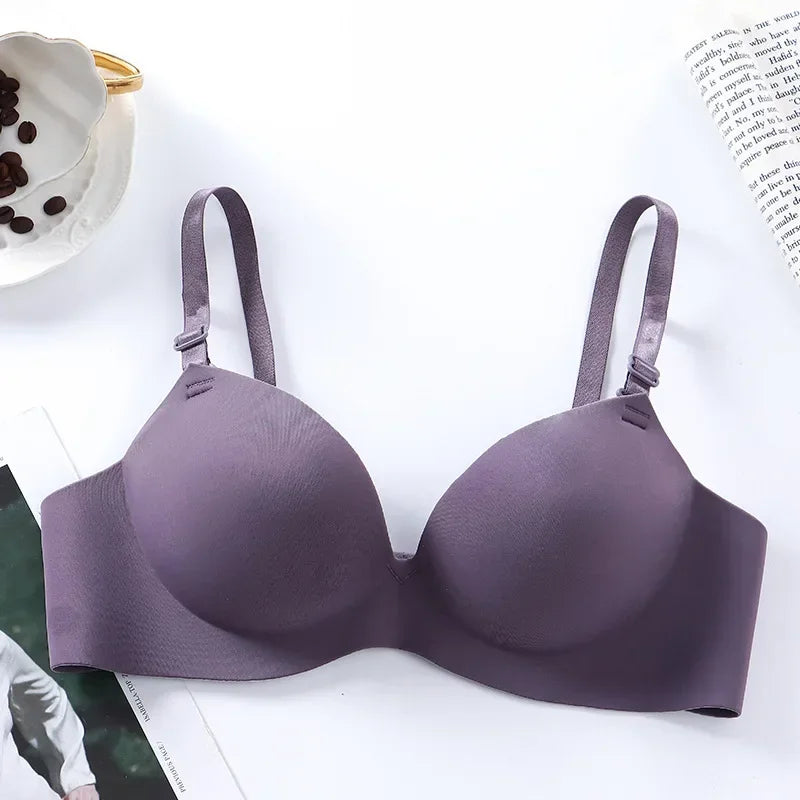 Women Seamless Bra Sexy Push Up Bralette No Wire  Fashion 3/4 Cup Wireless