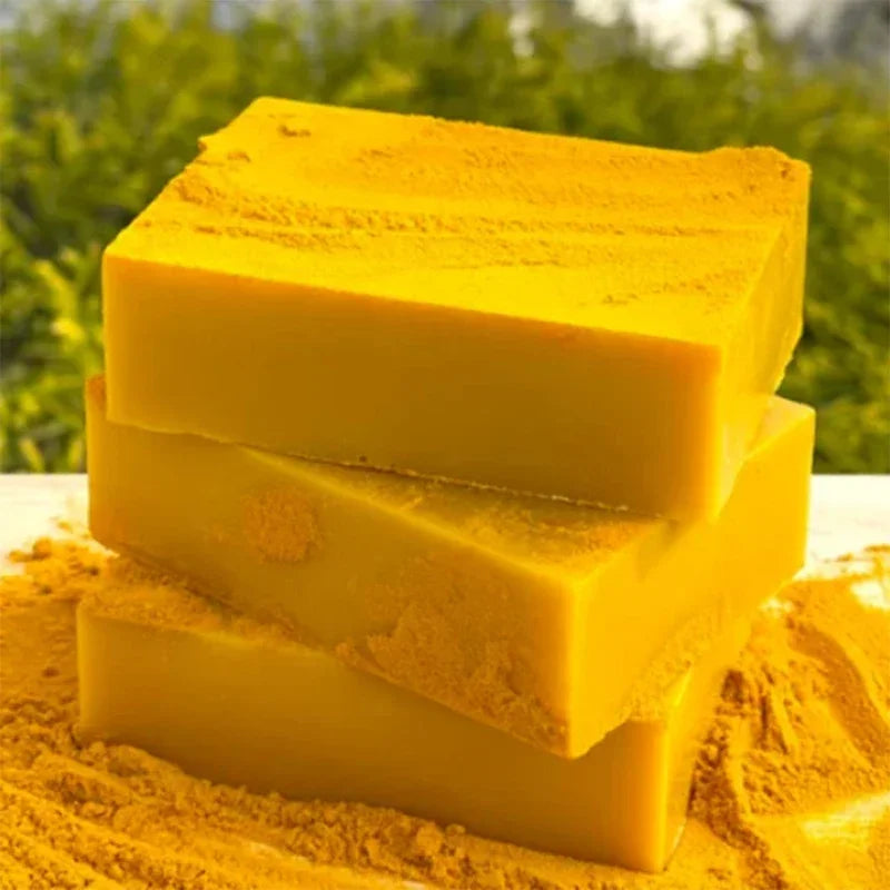 Turmeric  Soap Lemon Kojic Soap Bath Soap Face Soap Clean Skin Oil Control Natural Ingredients For Acne Skin Care