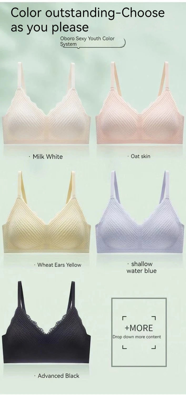 Woman  Laser Cut Seamless Wireless Push Up Bra Basic Crop Top Por Mayor Paddeden