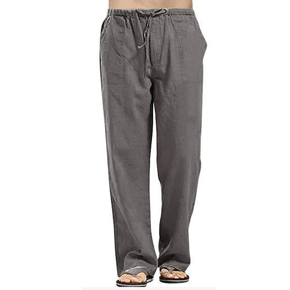 Men's Cotton Linen Pants Streetwear