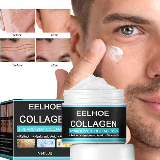 Collagen Creams For Men Anti Wrinkle Anti Aging Face Cream Firming Moisturizing Hyaluronic Acid