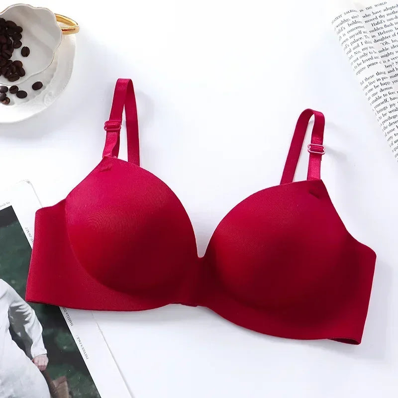 Women Seamless Bra Sexy Push Up Bralette No Wire  Fashion 3/4 Cup Wireless