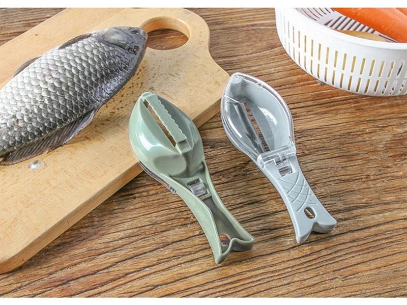 Fish Scales Graters Scraper Fish Cleaning Tool Scraping Scales Device with Cover