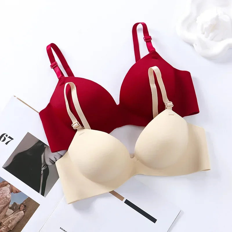 Women Seamless Bra Sexy Push Up Bralette No Wire  Fashion 3/4 Cup Wireless