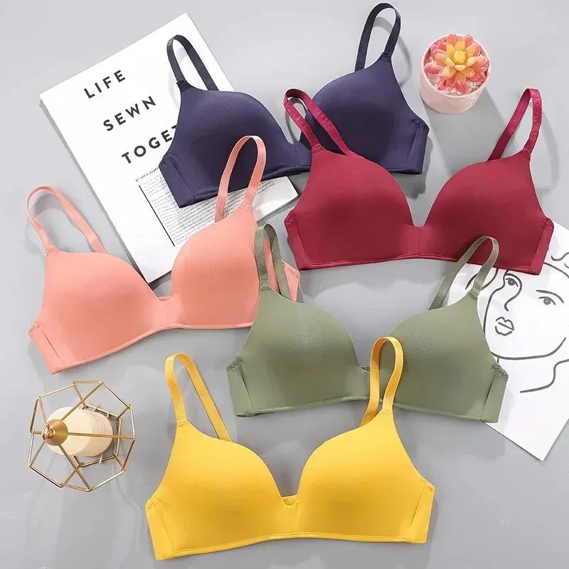 Women Seamless Bra Sexy No Wire Push Up   10 Colors