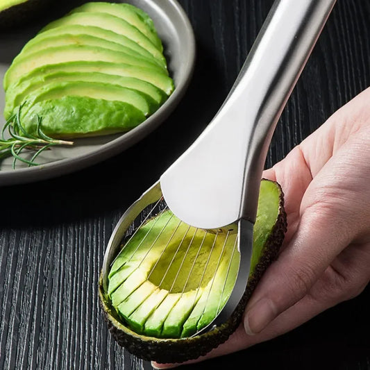 Avocado Knife Gadget Stainless Steel Cutter Kitchen Gadgets Fruit Cutting Artifact